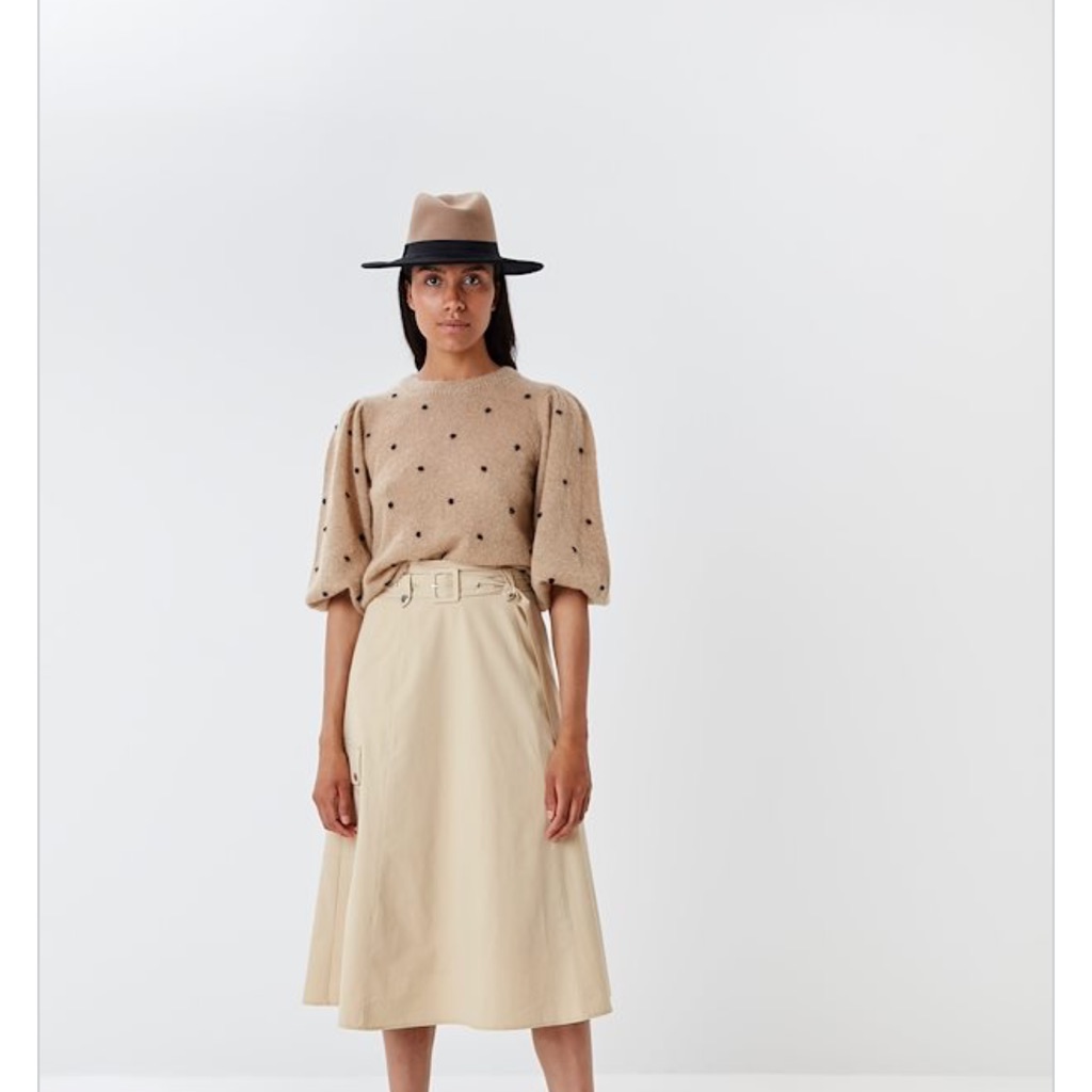 Gestuz Blush Polka Dot Sweater